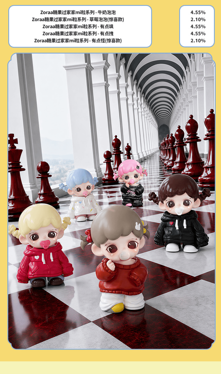 Zoraa Candy Playtime mini series figures | Buy Blind Box & Figure