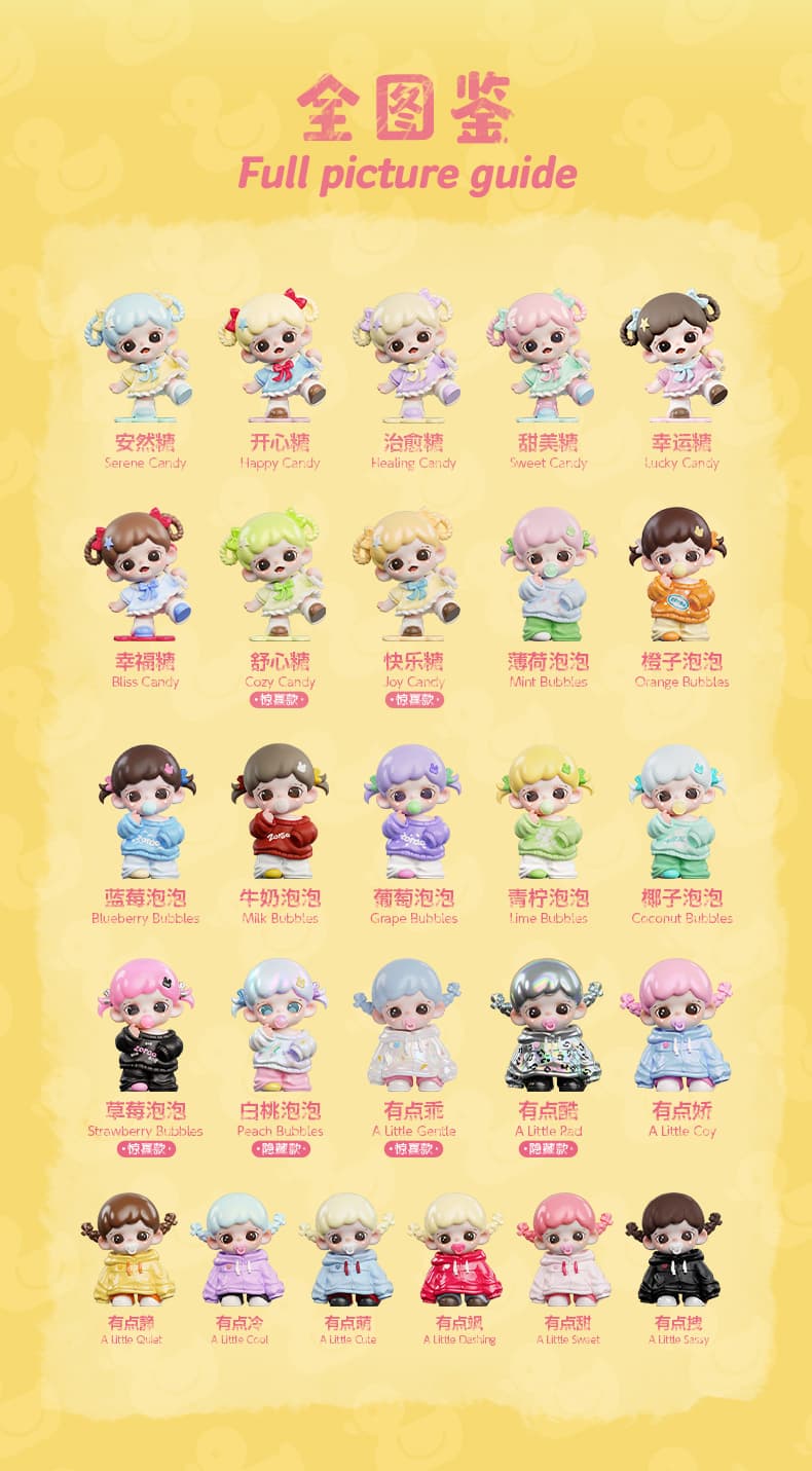 Zoraa Candy Playtime mini series figures 产品详情图 1 - TNT SPACE