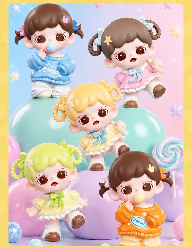 Zoraa Candy Playtime mini series figures 产品详情图 4 - TNT SPACE