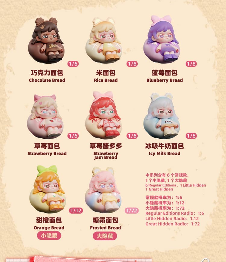 BABY DORA Tiny Bread Bite mini series figures 产品详情图 2 - TNT SPACE