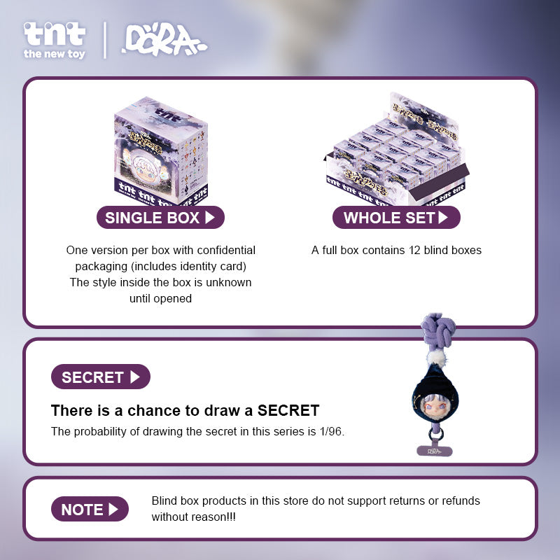 DORA Constellation Monogatari Series Plush Phone Strap Blind Box