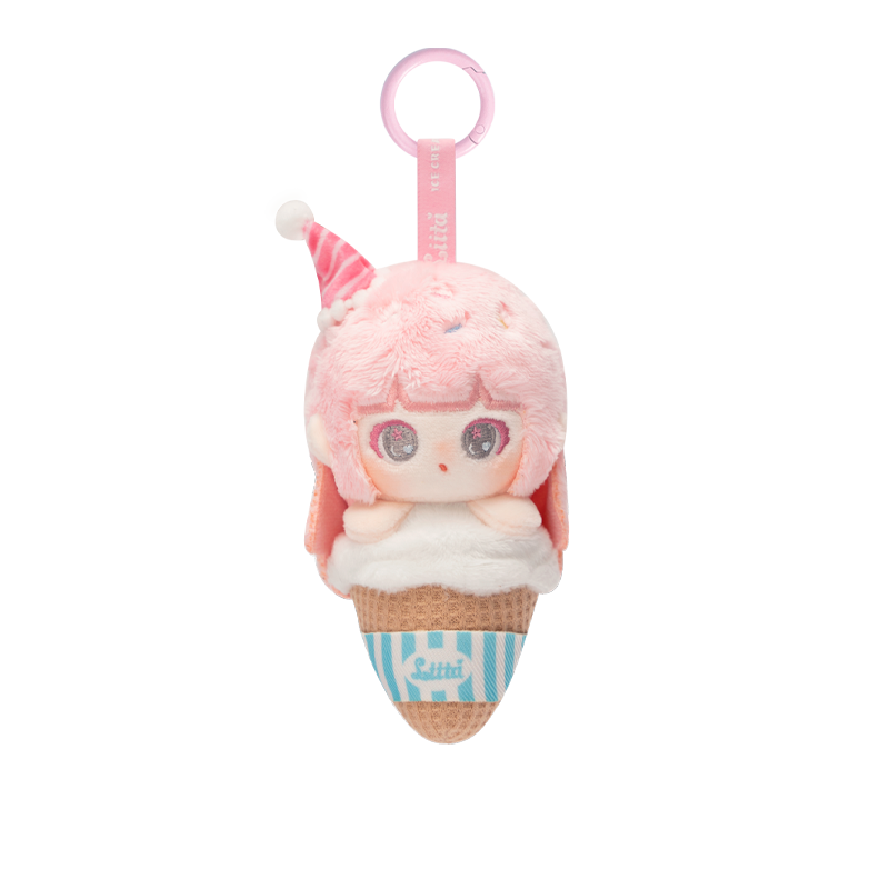 Liita Rainbow Cone Series Plush Keychain