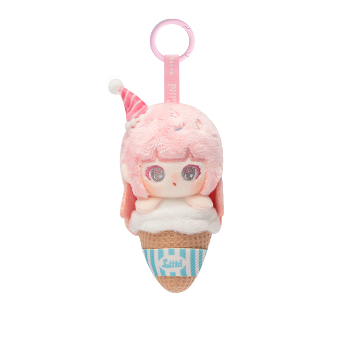 Liita Rainbow Cone Series Plush Keychain