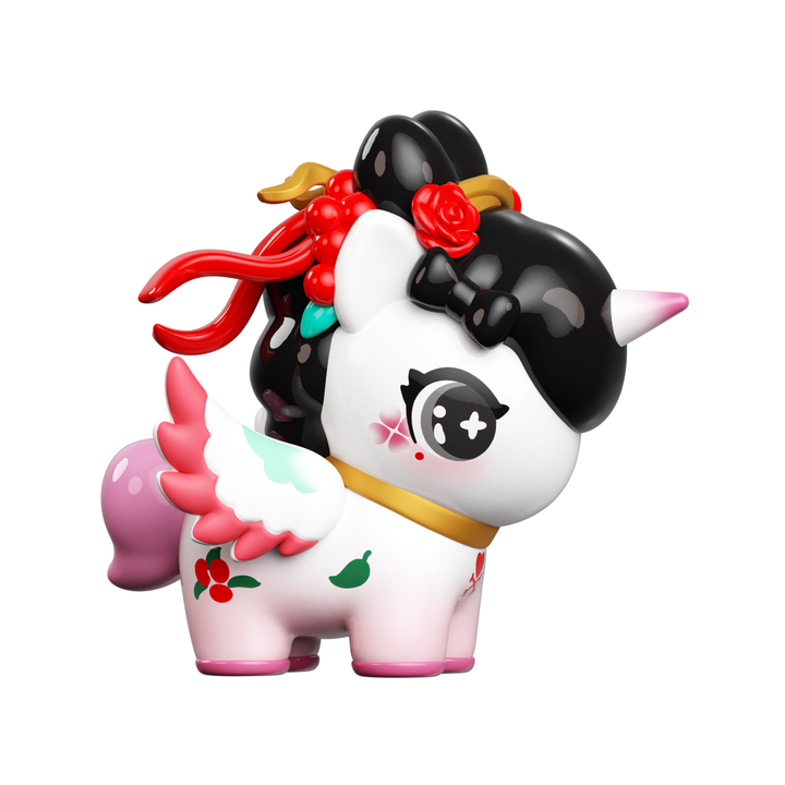 Chibi Style Unicorno Seasons in Bloom Series